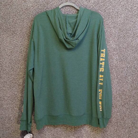 New Looney Tunes Green Hoodie Size L - Picture 2 of 10